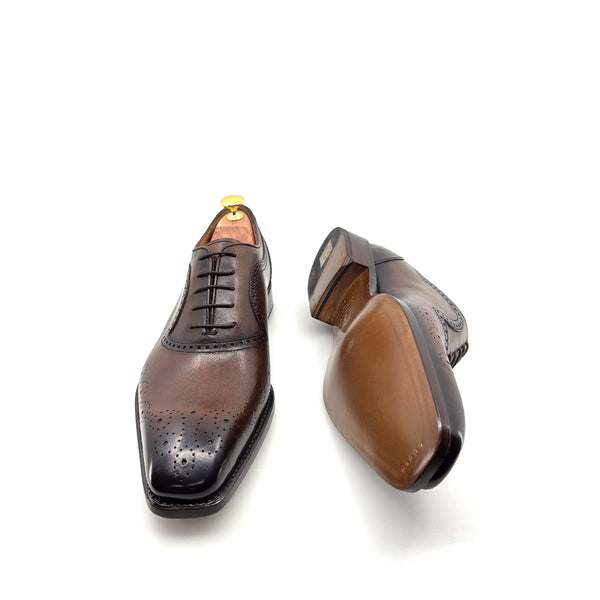 Ugo Vasare Zion Calfskin Oxford - Brown
