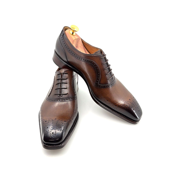 Ugo Vasare Zion Calfskin Oxford - Brown