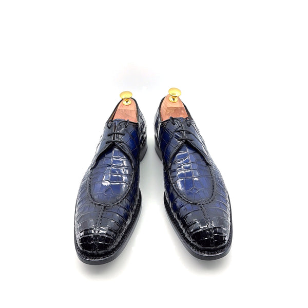 Ugo Vasare Jayden Alligator Shoe - Navy