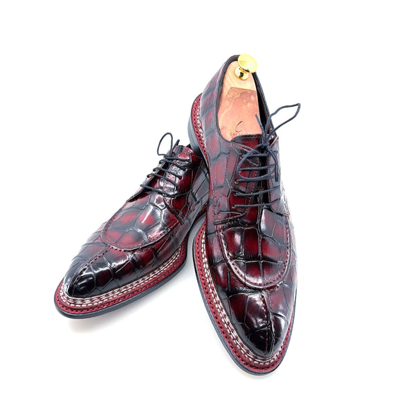 Maurice Floyd Alligator Oxford - Burgundy