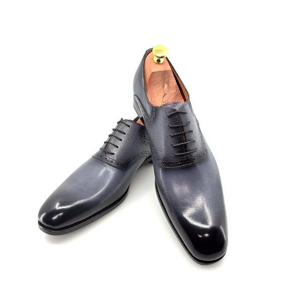 Ugo Vasare Leather Oxford - Grey