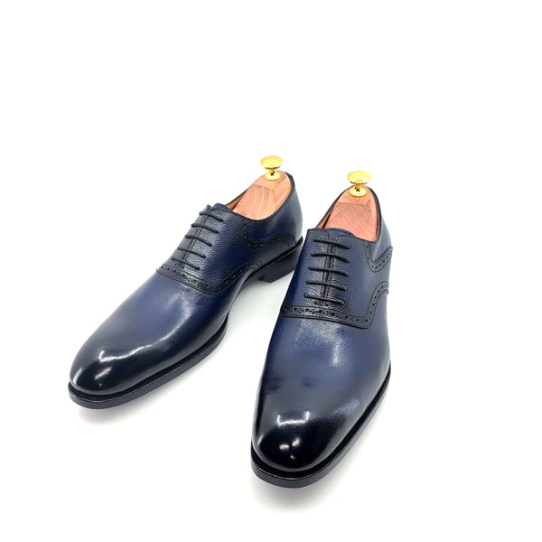 Ugo Vasare Leather Oxford - Navy