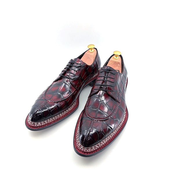Maurice Floyd Alligator Oxford - Burgundy