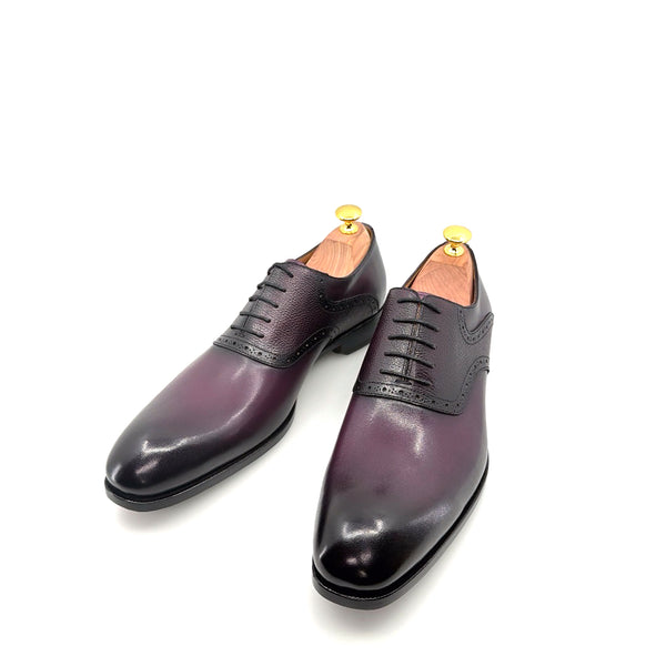 Ugo Vasare Leather Oxford - Purple