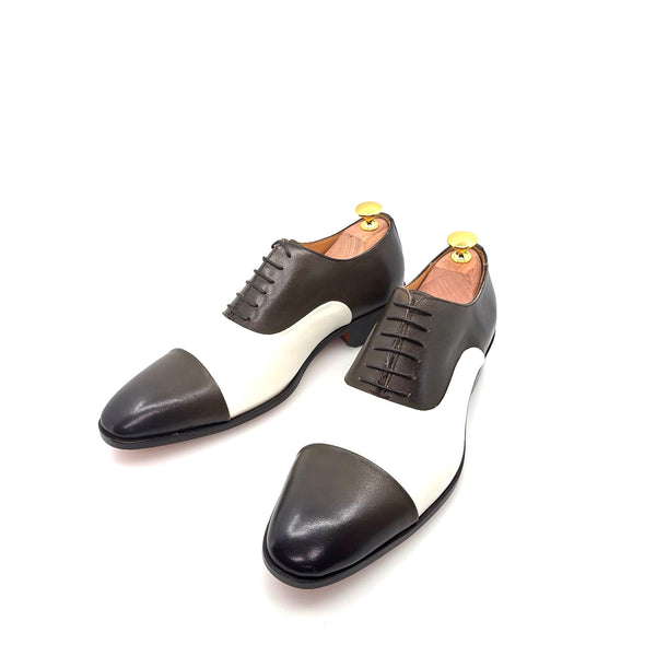 Ugo Vasare Vegas Leather Shoes - Brown/Cream