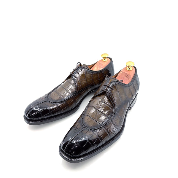 Ugo Vasare Jayden Alligator Shoe - Brown