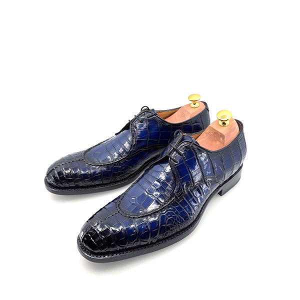 Ugo Vasare Jayden Alligator Shoe - Navy