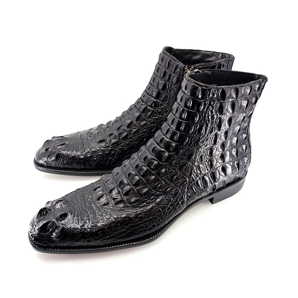 Maurice El Paso Hornback Alligator Boot Black