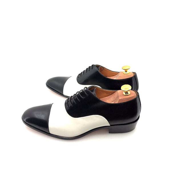 Ugo Vasare Vegas Leather Shoes - Black/Cream
