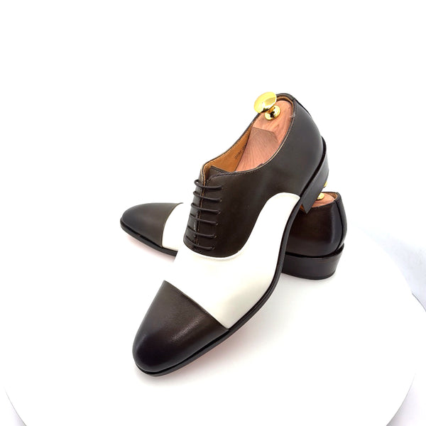 Ugo Vasare Vegas Leather Shoes - Brown/Cream