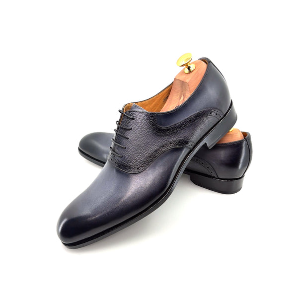 Ugo Vasare Leather Oxford - Grey