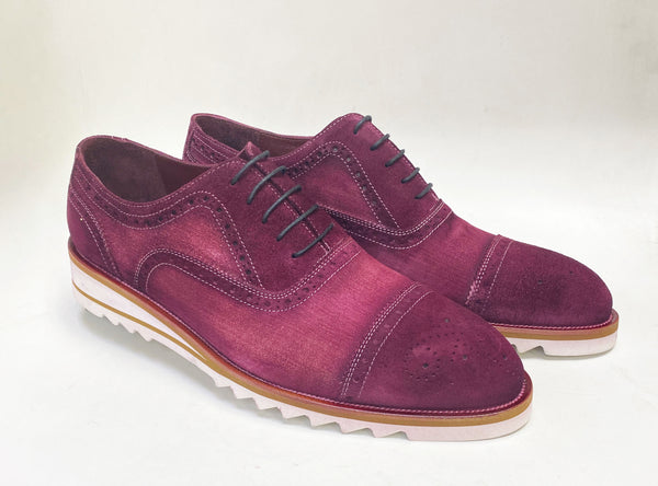 Style: C Collection Suede Belt Burgundy