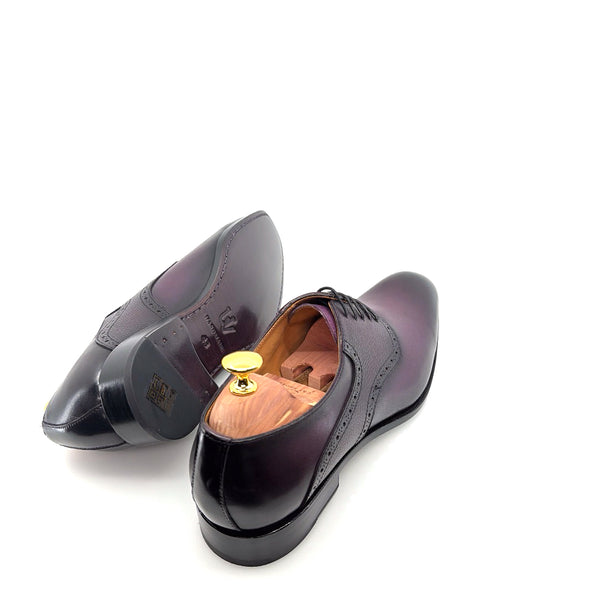 Ugo Vasare Leather Oxford - Purple
