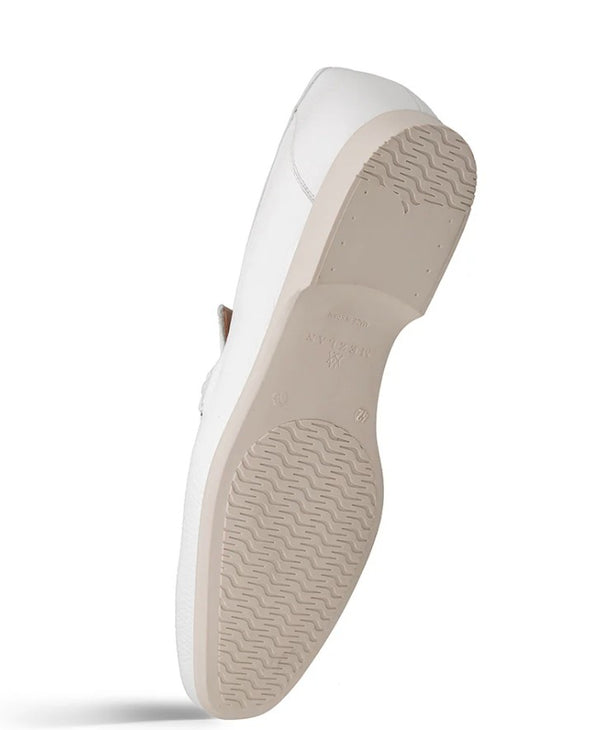 Style: Alarcon Deerskin Loafer White