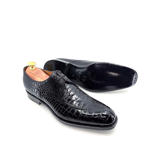 Ugo Vasare Jayden Alligator Shoe - Black