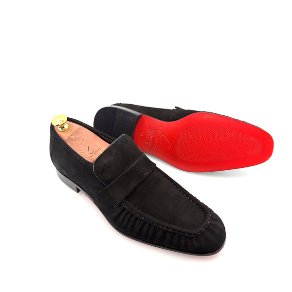 C Collection Suede Loafer - Black