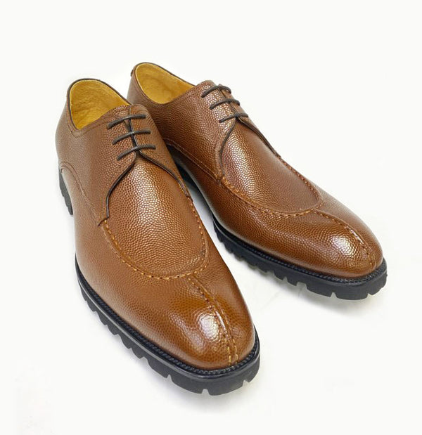 Ugo Vasare "Jayden" Pebble Grain Oxford-Tan