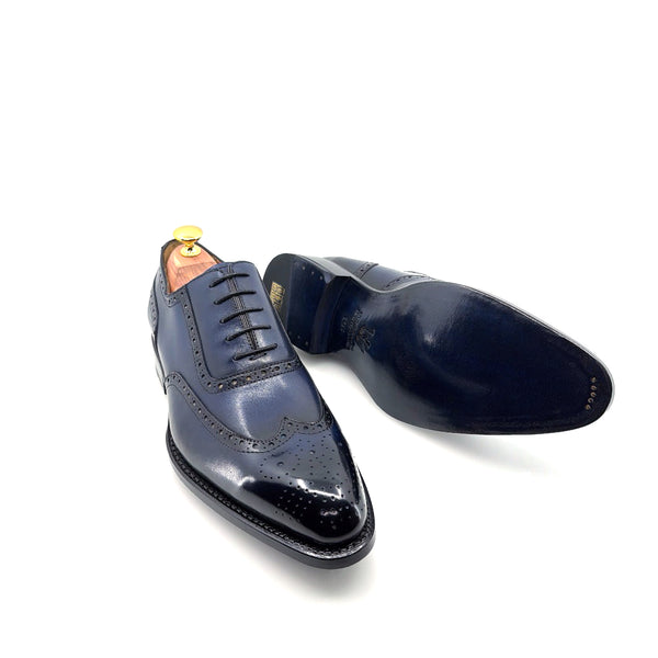 Ugo Vasare Wingtip Calfskin Oxford - Navy