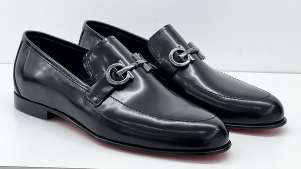 Style: C Collection Black Leather Belt