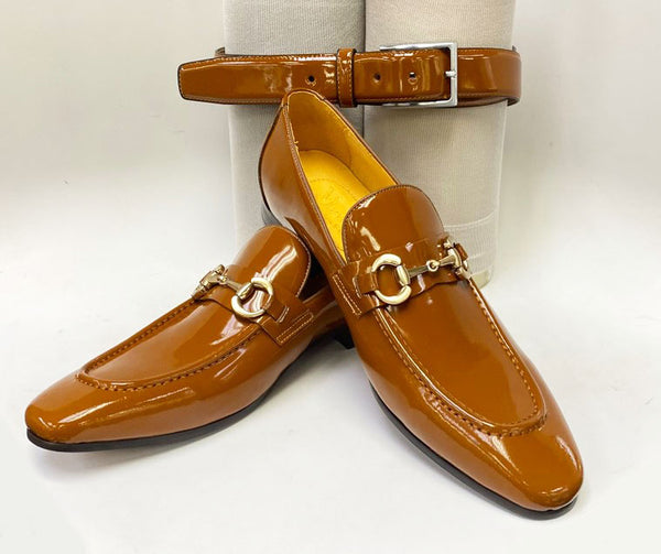 Patent Leather Belt Spice