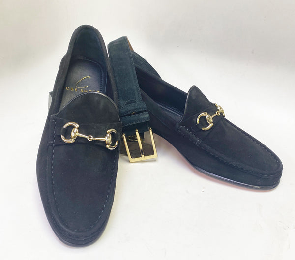 Style: C Collection Suede Belt Black