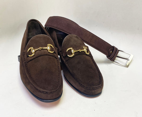 Style: C Collection Brown Suede Belt