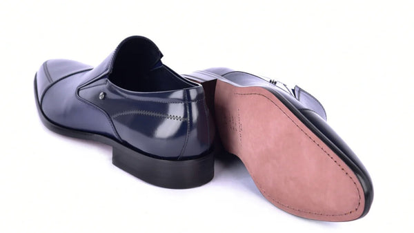 Corrente Calfskin Slip-On Shoe Navy