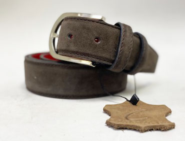 Style: C Collection Brown Suede Belt