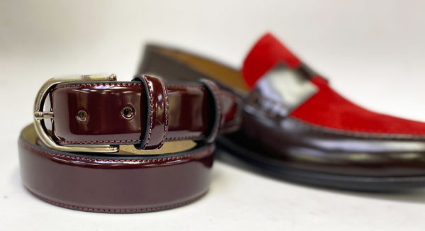 Style: C Collection Leather Belt Brown