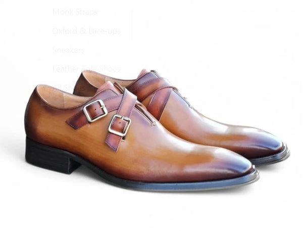 Calfskin Cross Strap Loafer Cognac