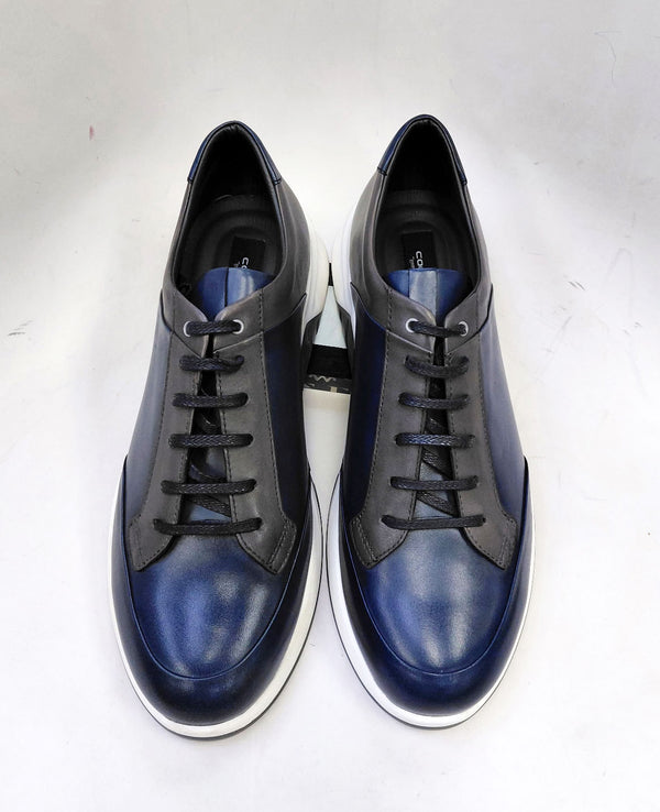 Corrente Calfskin Sport Shoe Blue/Grey