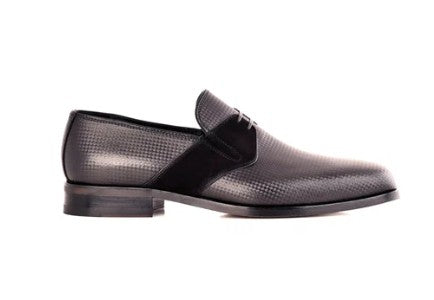 Corrente Loriblu Leather Loafer - Black