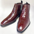 Load image into Gallery viewer, Blackmore Crocodile Slip-On Boot Burgundy