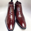 Load image into Gallery viewer, Blackmore Crocodile Slip-On Boot Burgundy