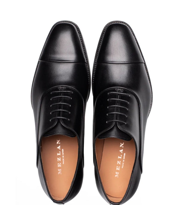 Mezlan Bocelli Cap Toe Oxford - Black