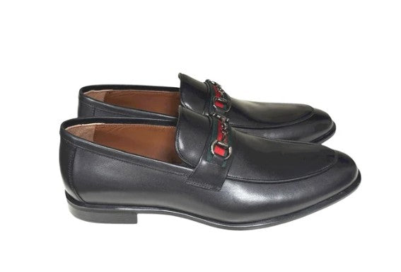 Pelle Borris Buckle Loafer Black