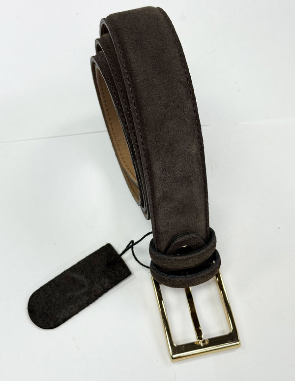 Style: C Collection Suede Belt Brown