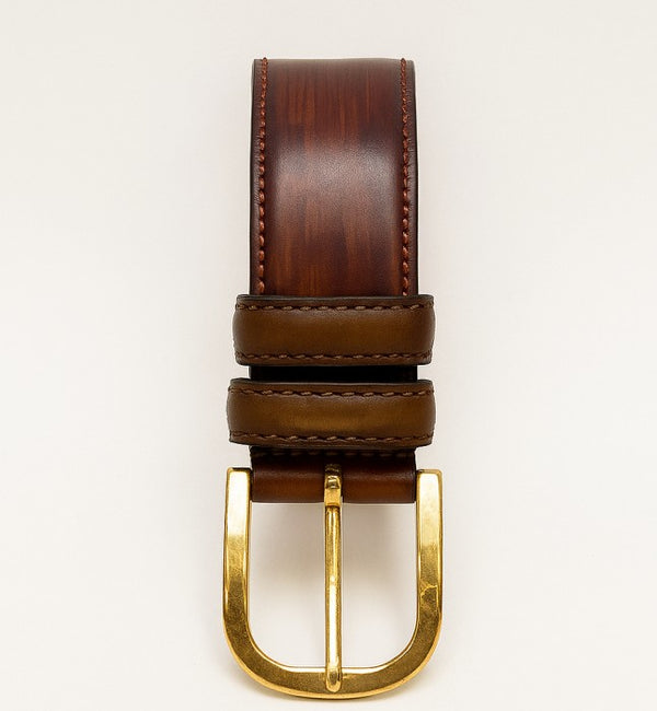 Style: C Collection Brown Leather Belt