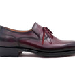 Load image into Gallery viewer, Burnished Calfskin "Cambridge" Slip-On Shoe Burgundy