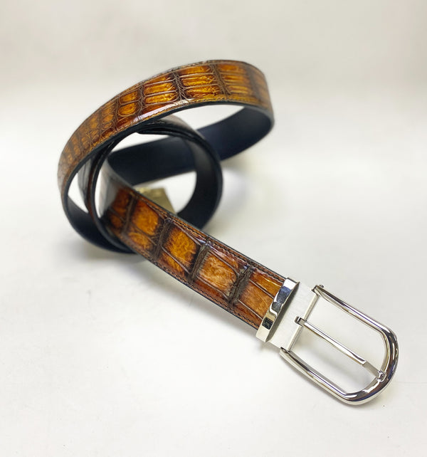 Style: Maurice Alligator Belt-Camel