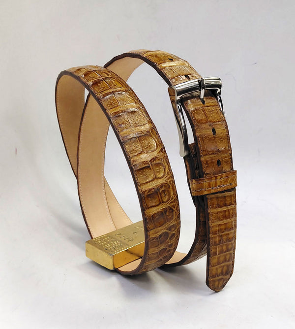Crocodile Belt Camel