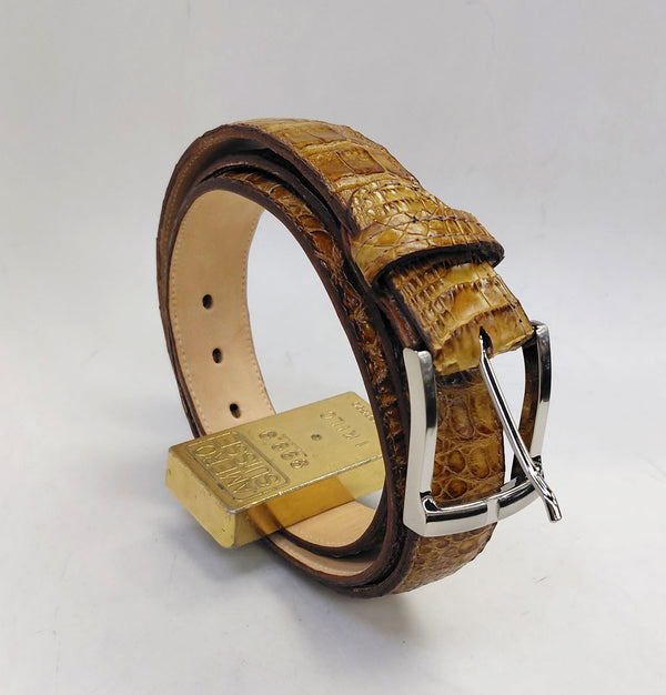 Crocodile Belt Camel