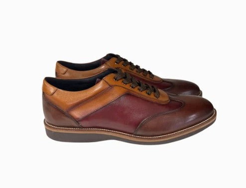Pelle Dakota Two-Tone Sneaker - Brown