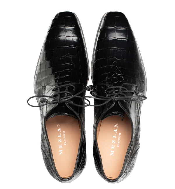 Style: "Dandy" Alligator Derby Forest Black