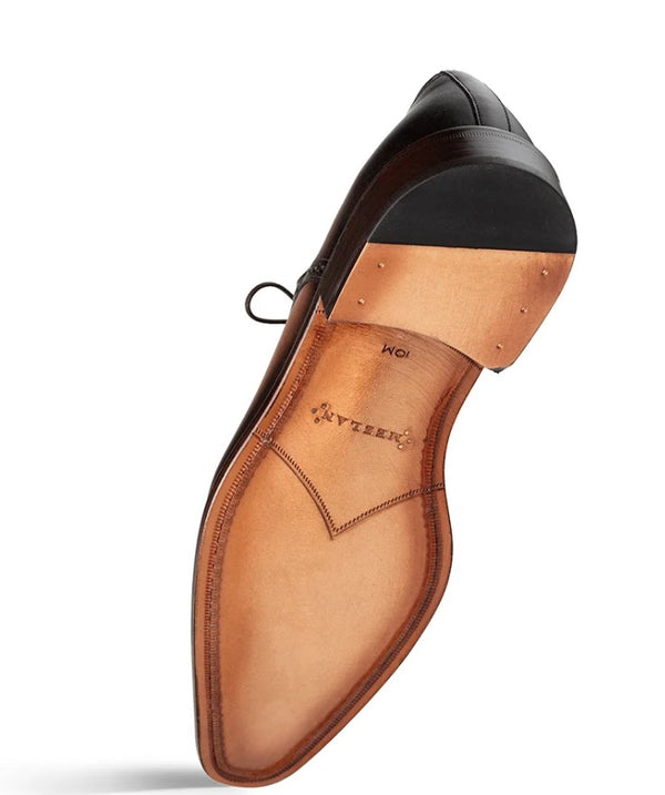 Mezlan Hatley Patina Calf Derby - Brown