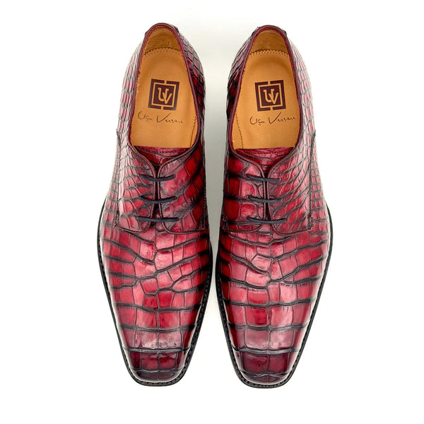 Ugo Vasare "Grayson" Alligator - Burgundy