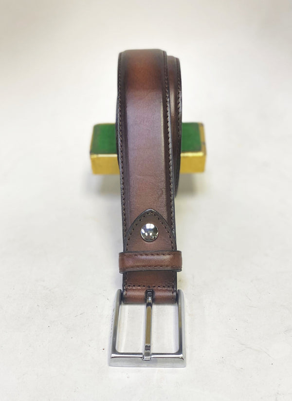 Style: C Collection Brown Leather Belt
