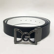 Load image into Gallery viewer, Maurice Reversible Leather Belt Blue/Black