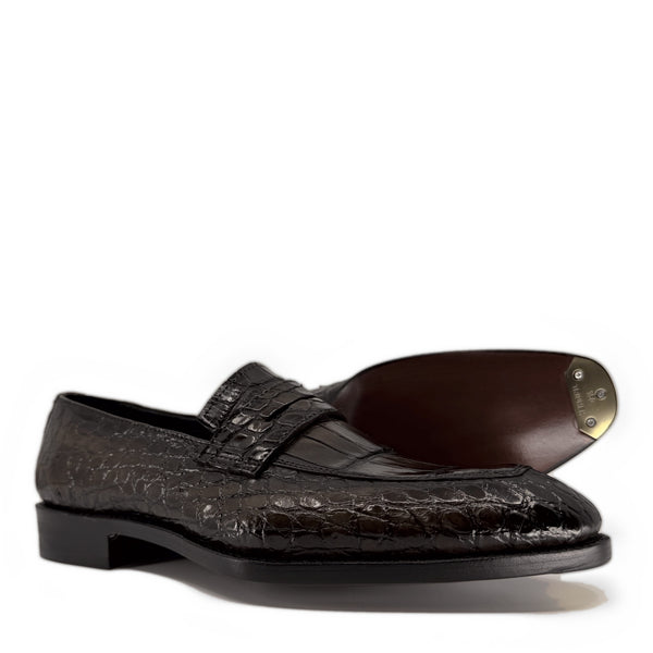 Maurice Custom Made Mirage Alligator Loafer - Brown