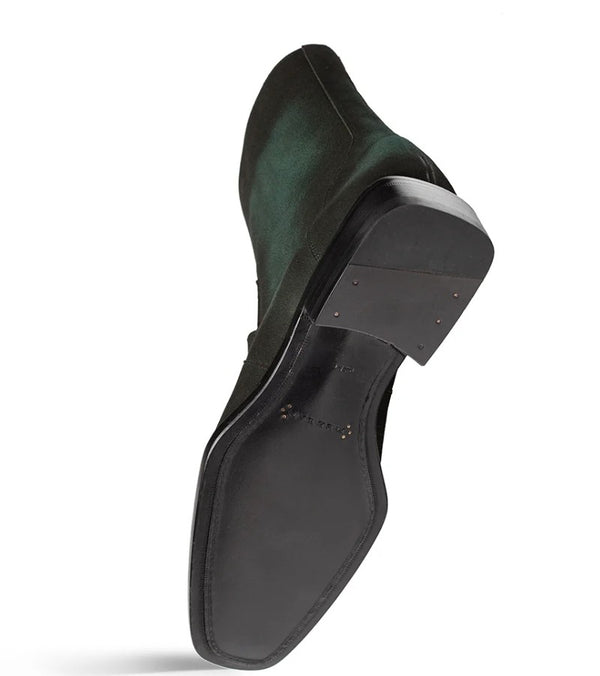 Mezlan Mystic Suede Ornament Boot Forest